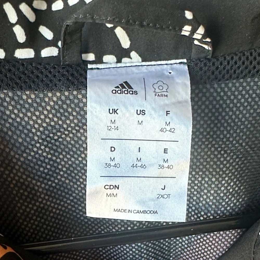 Adidas Black Multicolor Graphic Jacket - Picture 3 of 4